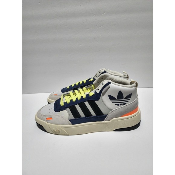 Adidas Originals Post UP Cloud White Navy Blue  Basketball Shoes H00173 Size 8.5 - Picture 4 of 12